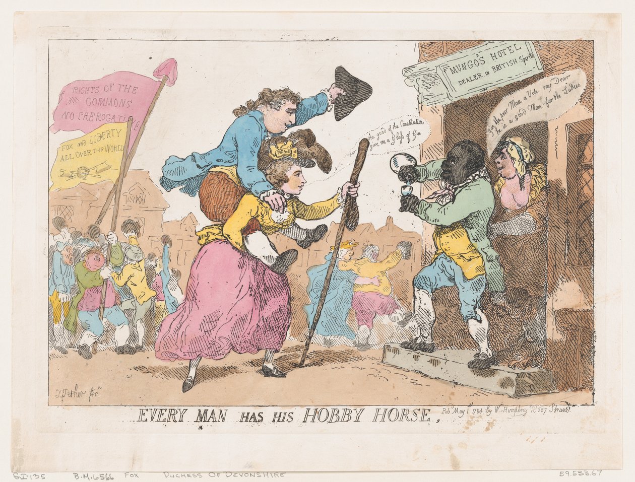 Minden embernek megvan a hobbilova, 1784. május 1., 1784. május 1. alkotó: Thomas Rowlandson