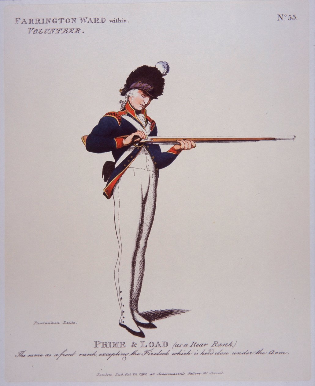 Farringdon Egyházközség önkéntes, első osztályú és terhelés alatt alkotó: Thomas Rowlandson