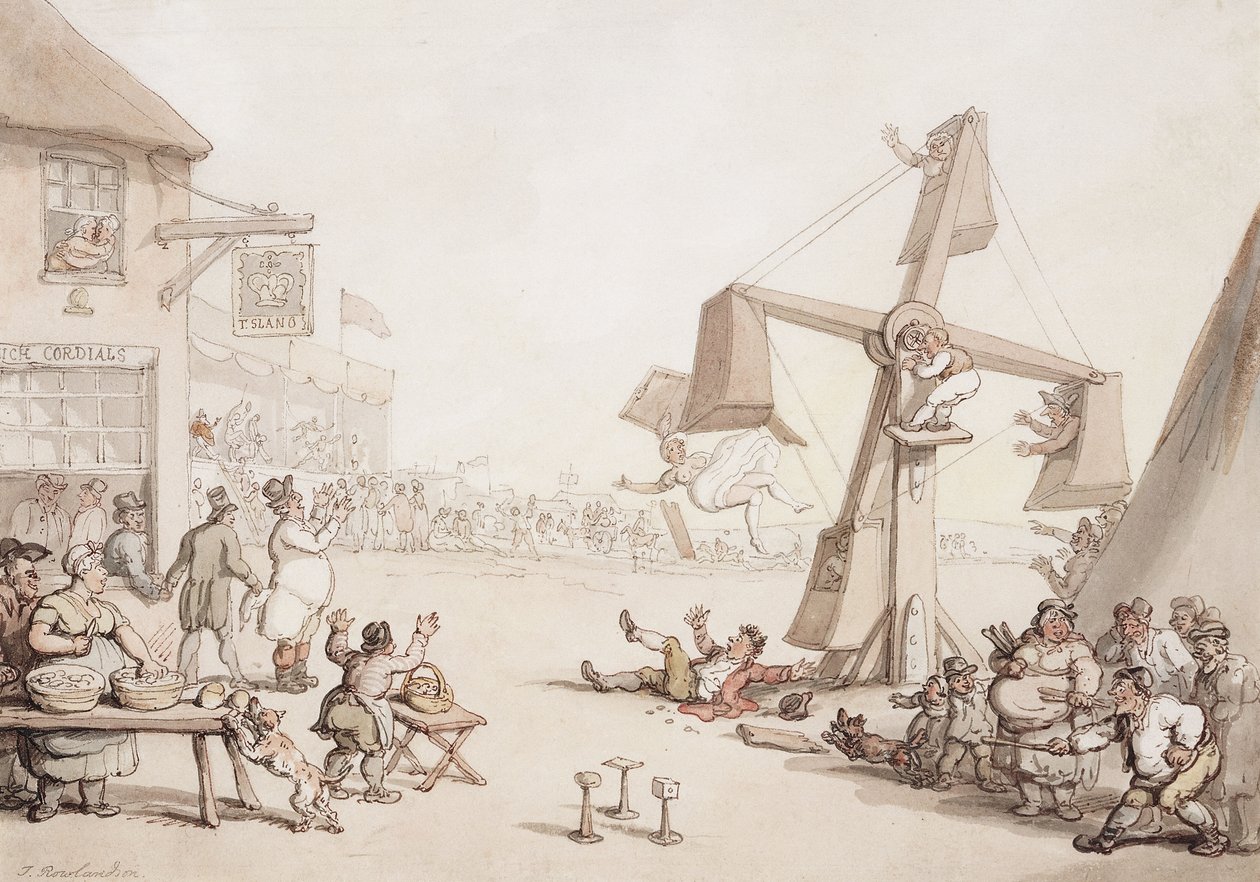 Figurák egy vásáron, 1803 alkotó: Thomas Rowlandson
