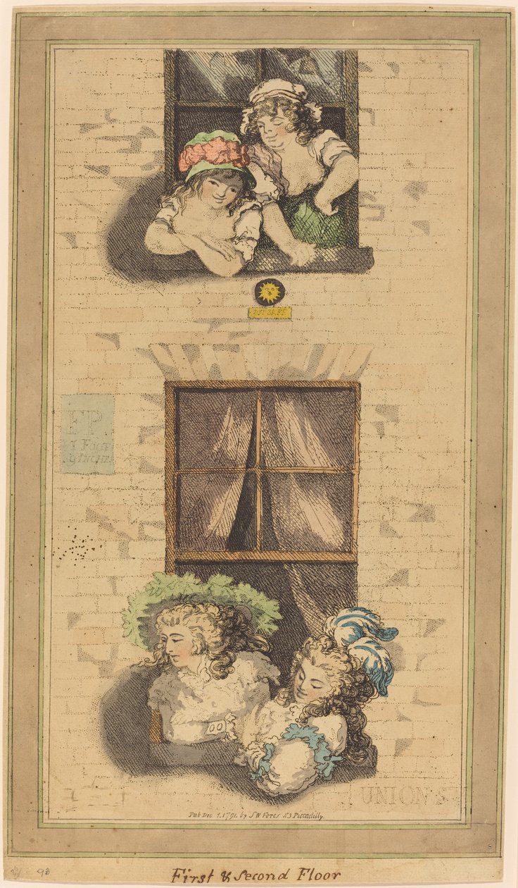 Első és második emelet alkotó: Thomas Rowlandson