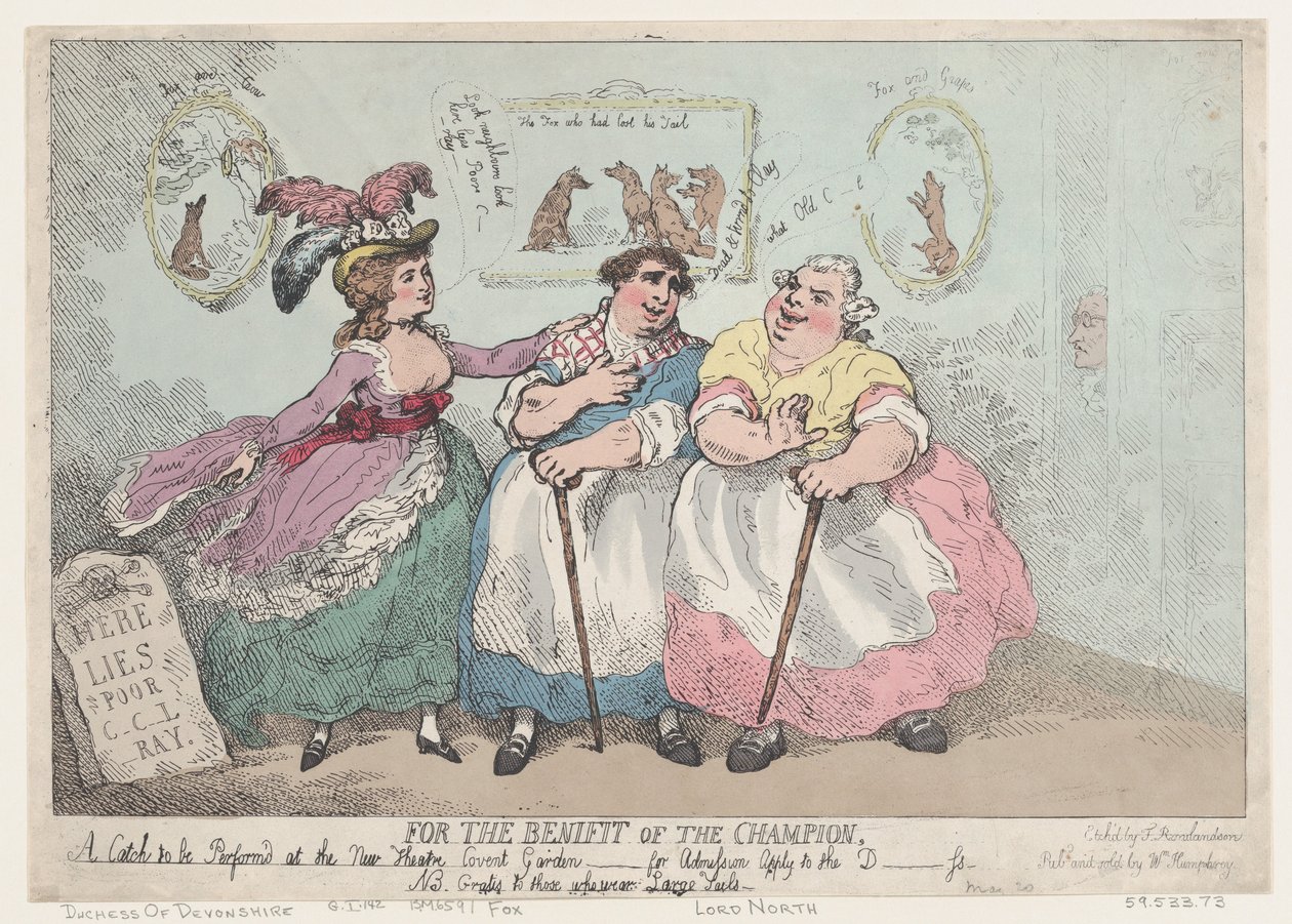 A bajnok javára, 1784. május 20., 1784. május 20. alkotó: Thomas Rowlandson