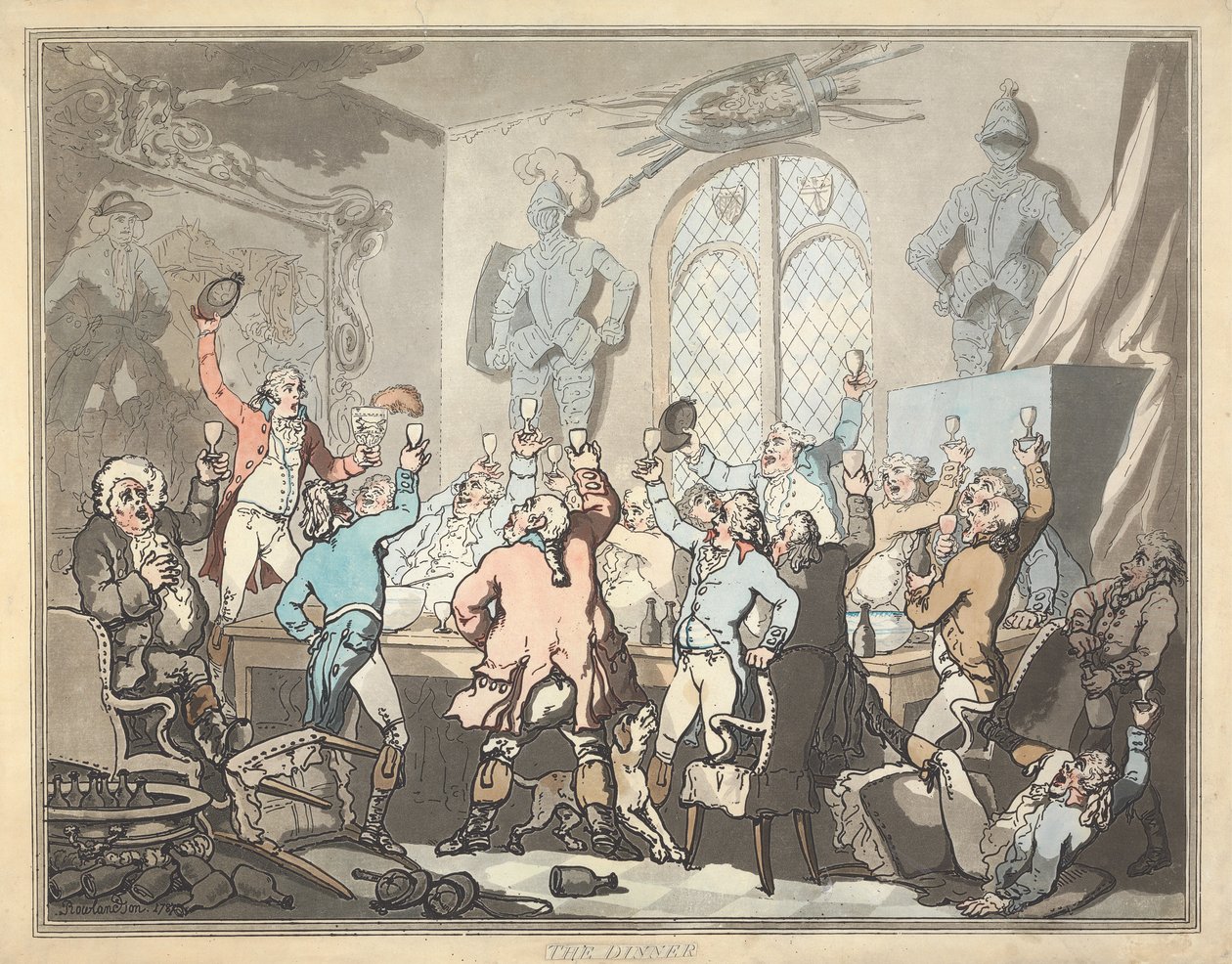 Róka-vadászat [hatrészes sorozat]:  6.  A vacsora alkotó: Thomas Rowlandson