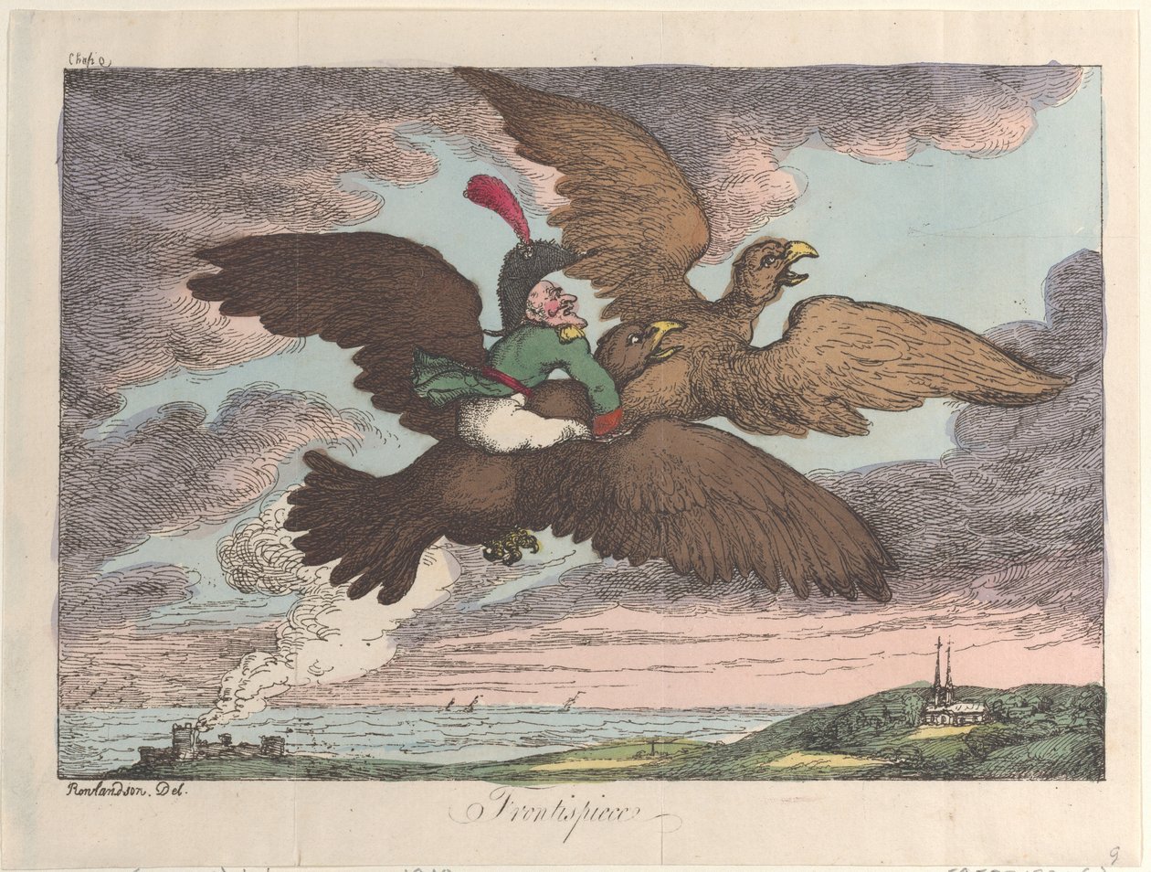 Frontispiece, [1809], újra kiadva 1811., [1809], újra kiadva 1811-ben. alkotó: Thomas Rowlandson