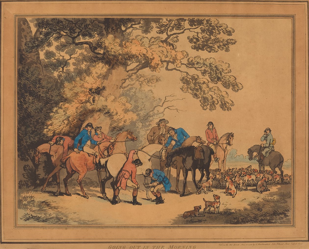 Kimenni reggel alkotó: Thomas Rowlandson