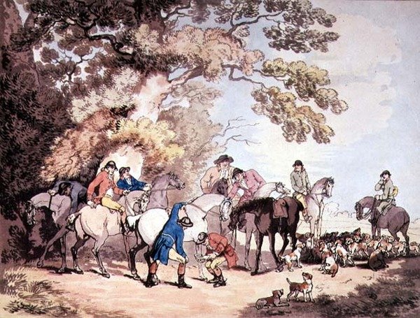 Reggel kimenni alkotó: Thomas Rowlandson