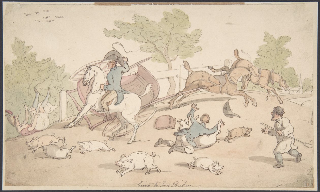 Ivy Bridge felé alkotó: Thomas Rowlandson