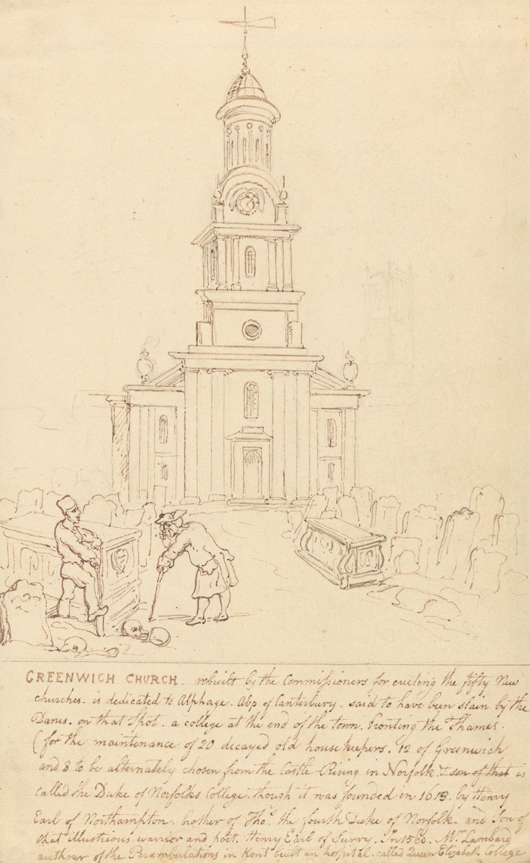 Greenwich-i templom alkotó: Thomas Rowlandson