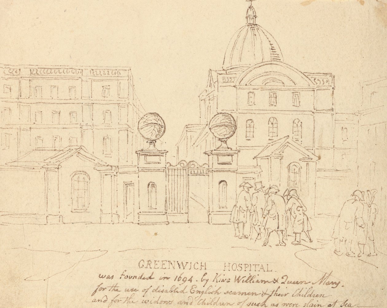 Greenwich Kórház alkotó: Thomas Rowlandson