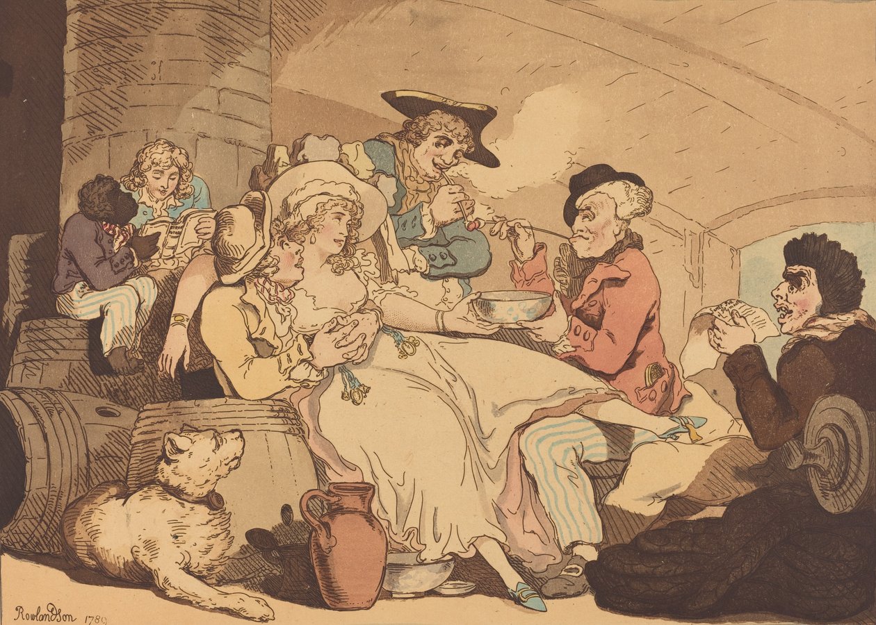 Grog a fedélzeten, 1789. alkotó: Thomas Rowlandson