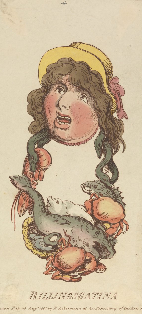 Címek: Billingsgatina alkotó: Thomas Rowlandson