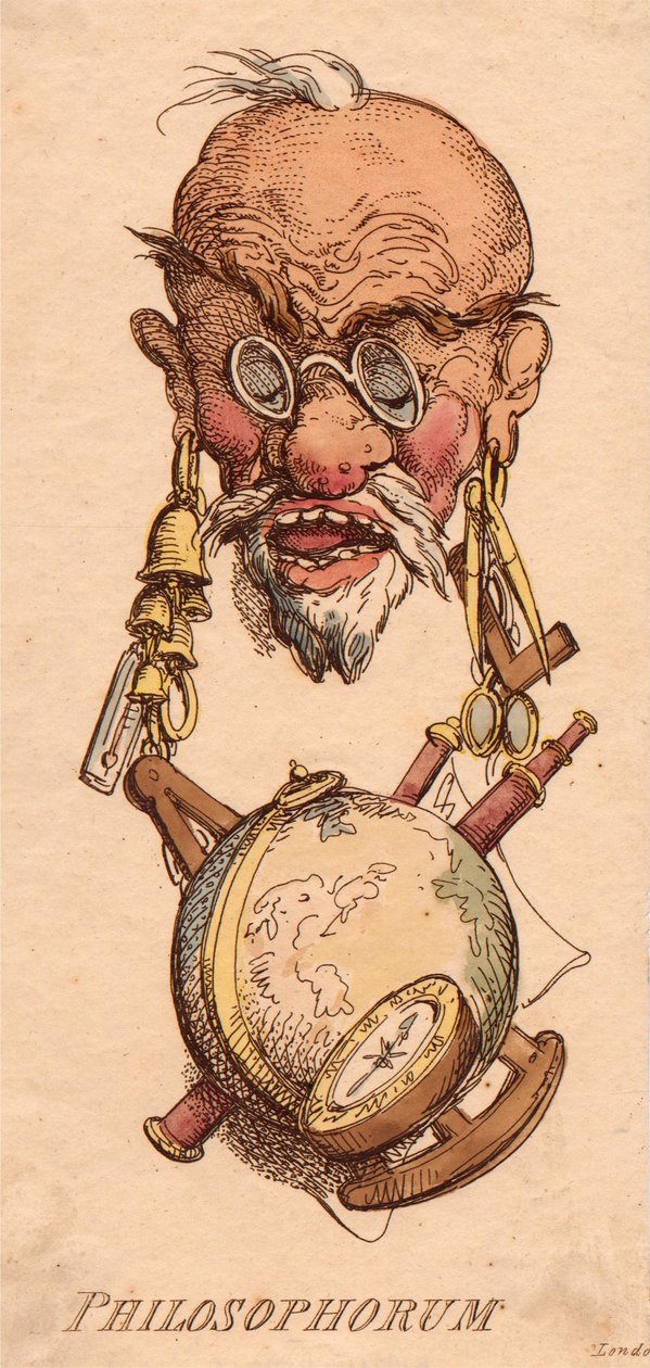 Címek: A filozófusokról alkotó: Thomas Rowlandson