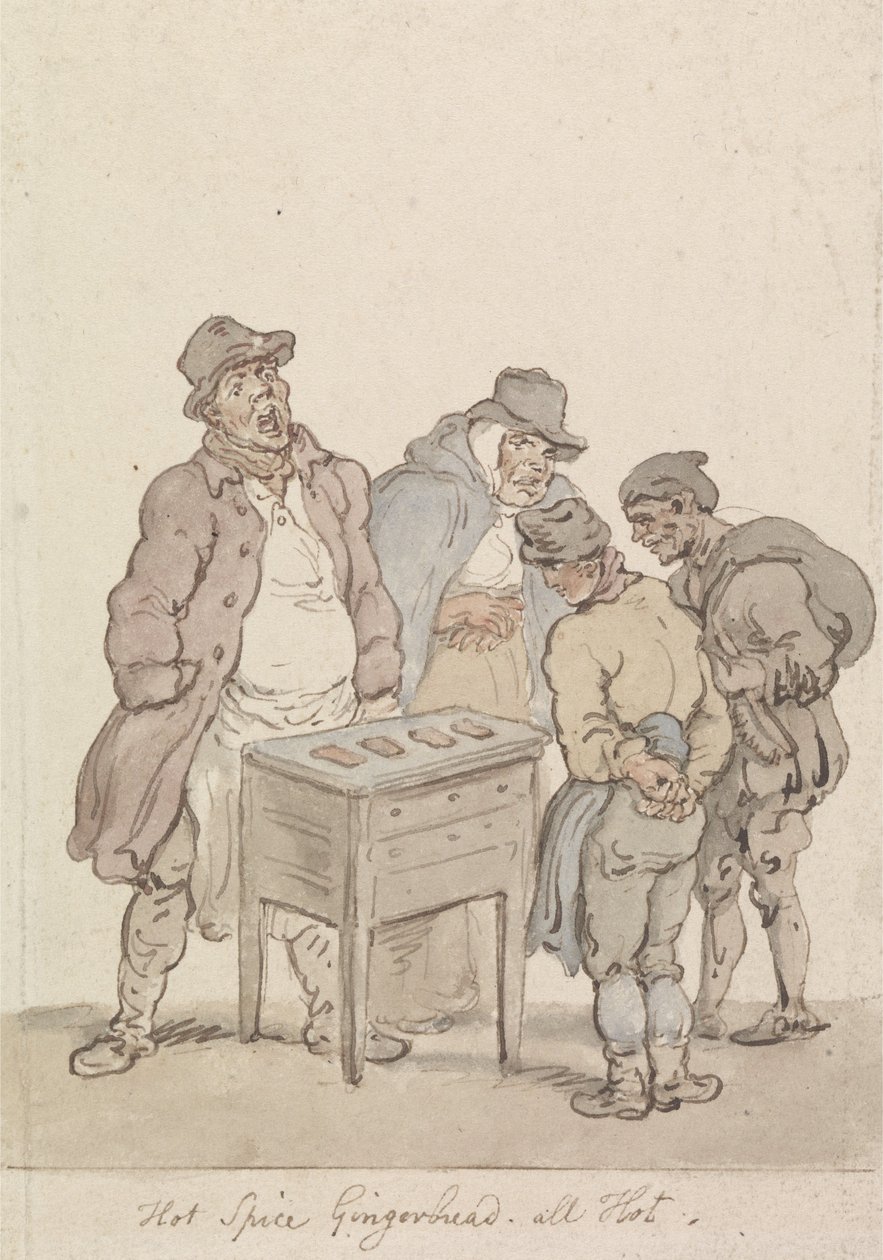 Csípős fűszeres mézeskalács, teljesen csípős alkotó: Thomas Rowlandson