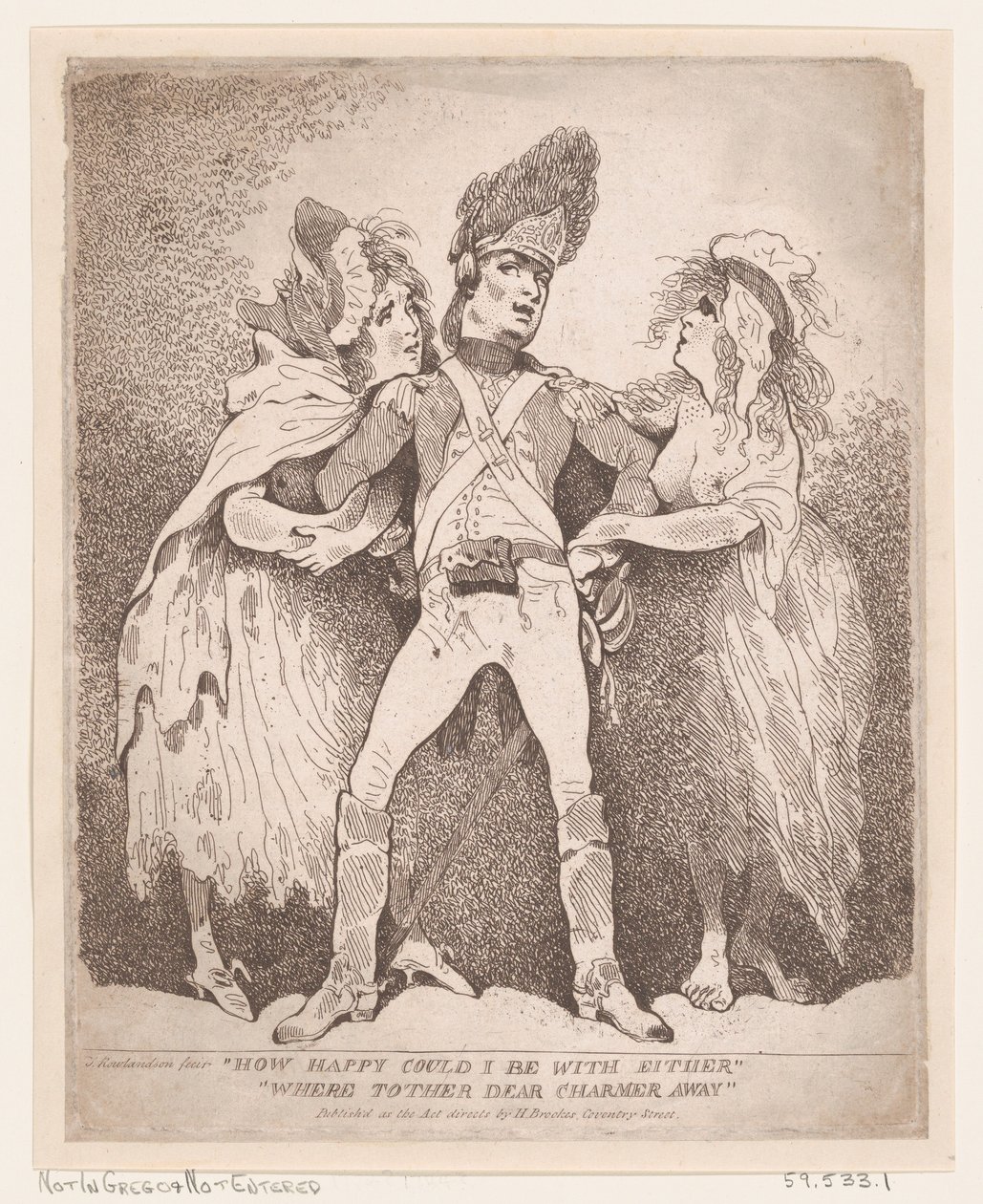 Milyen boldog lehetnék egyikkel sem, távol volt a másik, kedves Charmer, [1784]., [1784]. alkotó: Thomas Rowlandson