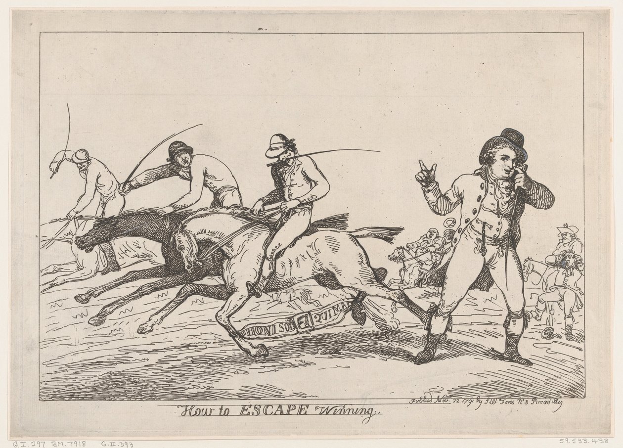 Hogyan meneküljünk a győzelem elől, 1791. november 22., 1791. november 22. alkotó: Thomas Rowlandson