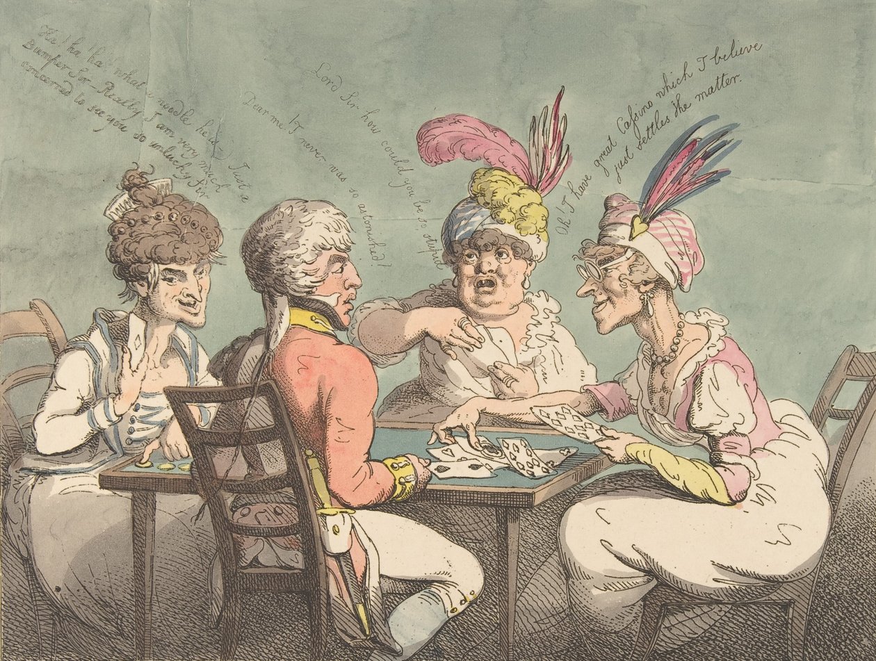 Hogyan kell libát koptatni, 1802. június 10., 1802. június 10. alkotó: Thomas Rowlandson