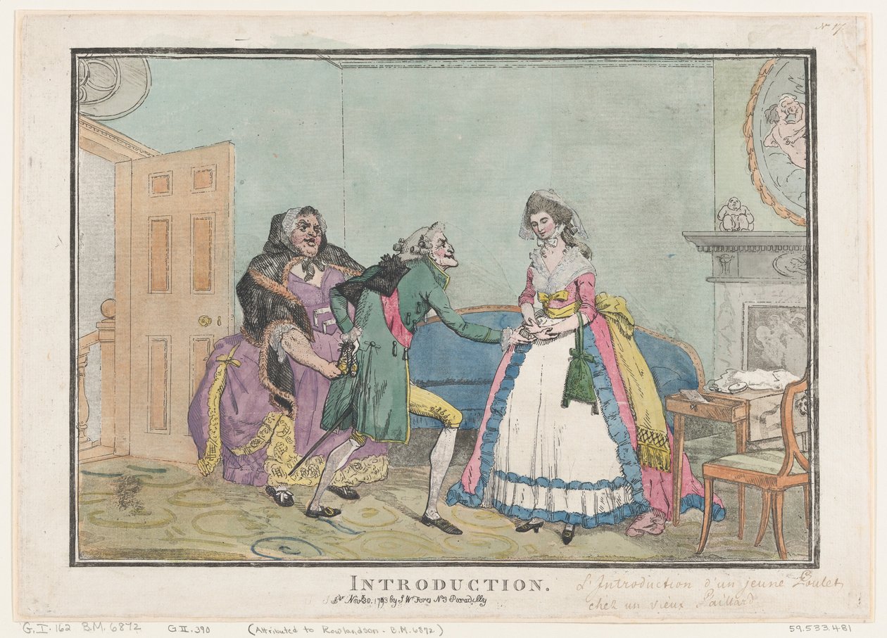 Bevezetés, 1793. november 30., 1793. november 30. alkotó: Thomas Rowlandson