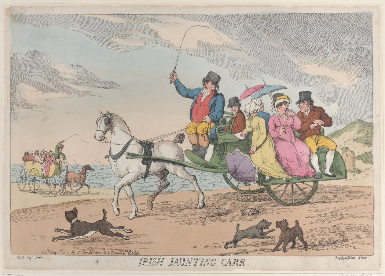 Irish Jaunting Car, 1814. május 1., 1814. május 1. alkotó: Thomas Rowlandson