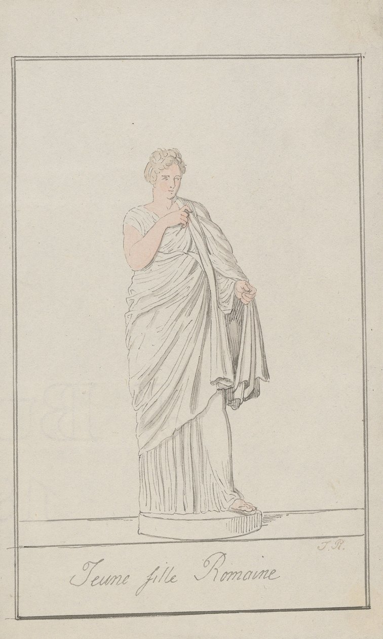 Római lány alkotó: Thomas Rowlandson