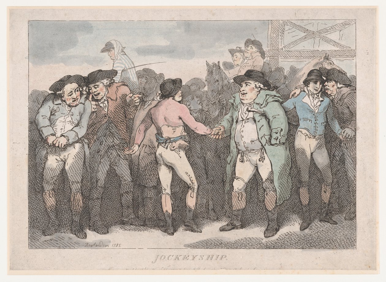 Jockeyship, 1785. november 31., 1785. november 31. alkotó: Thomas Rowlandson