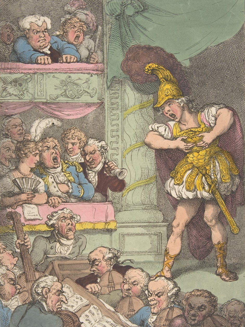 John Bull az Olasz Operában, 1811. október 2., 1811. október 2. alkotó: Thomas Rowlandson