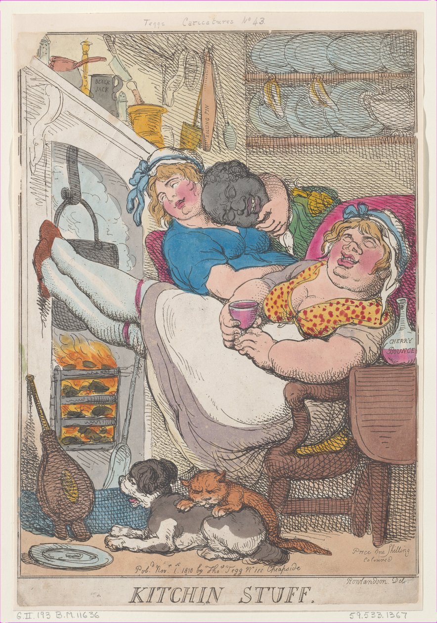 Kitchin Stuff, 1810. november 1., 1810. november 1. alkotó: Thomas Rowlandson