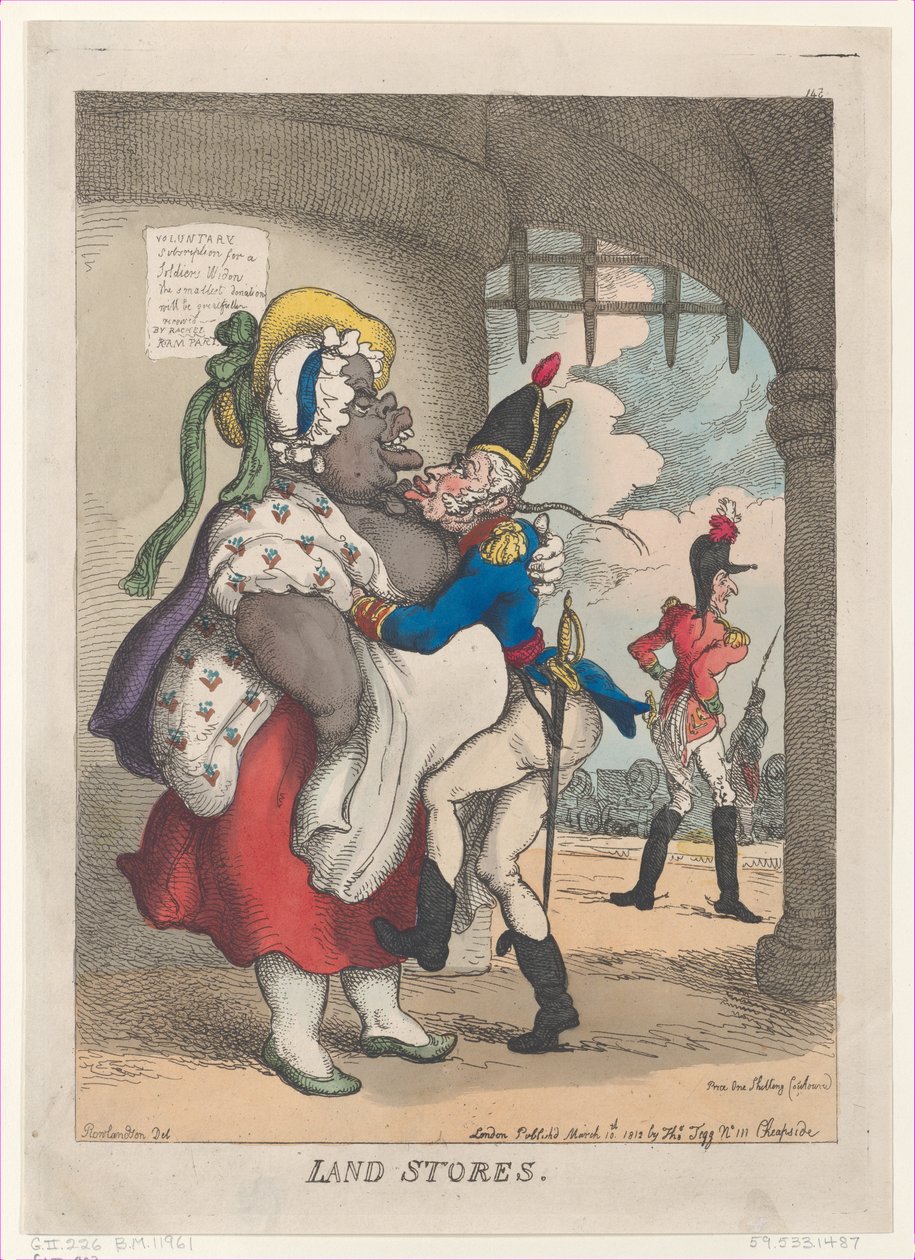 Földtárak, 1812. március 10., 1812. március 10. alkotó: Thomas Rowlandson