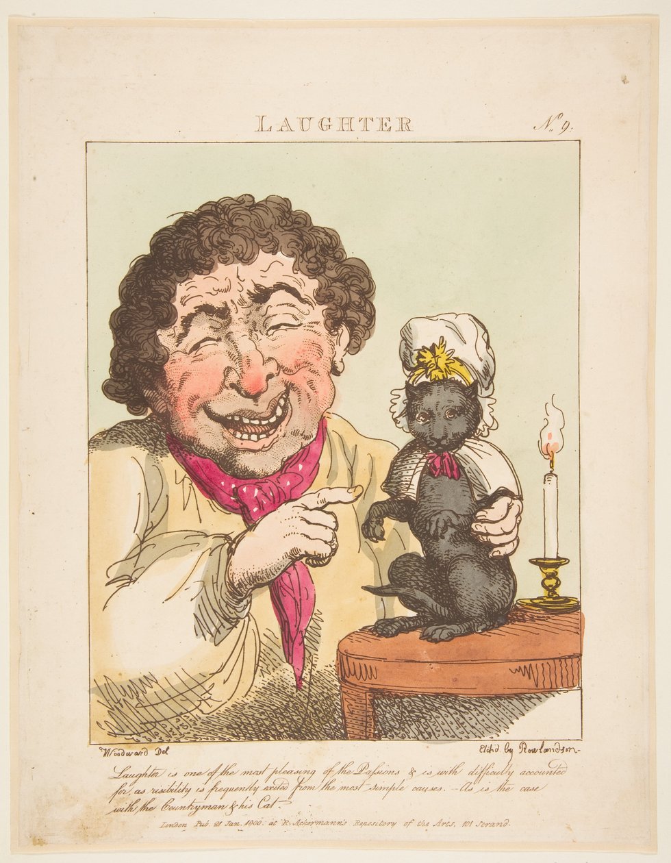 Nevetés, 1800. január 21. alkotó: Thomas Rowlandson