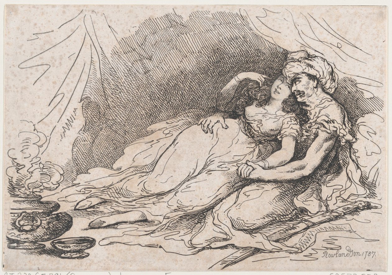 Szerelem Keleten alkotó: Thomas Rowlandson