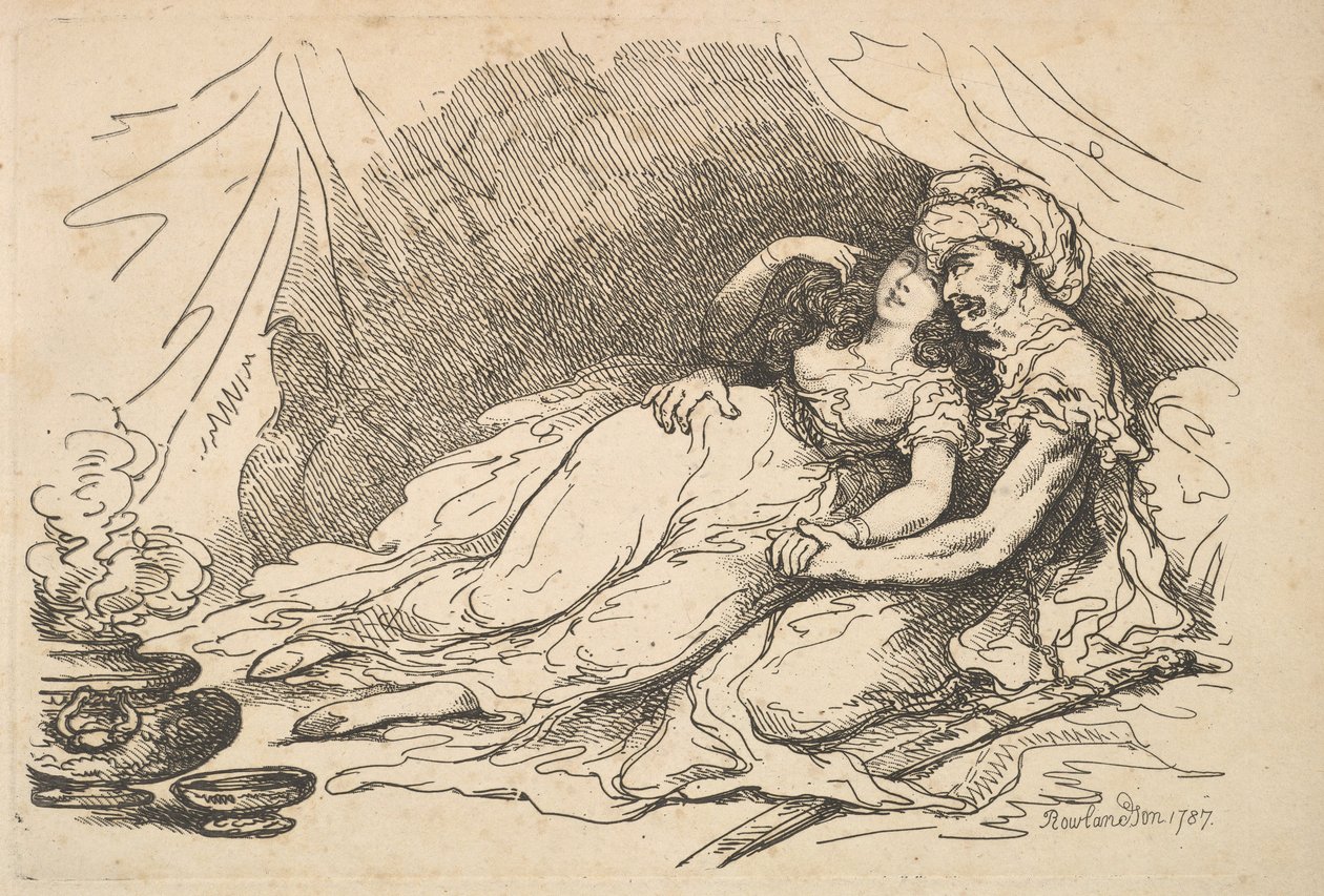 Szerelem Keleten alkotó: Thomas Rowlandson