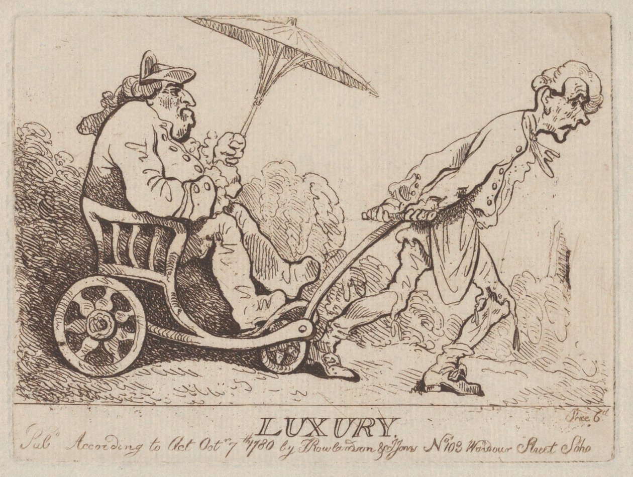 Luxus, 1780. október 7., 1780. október 7. alkotó: Thomas Rowlandson