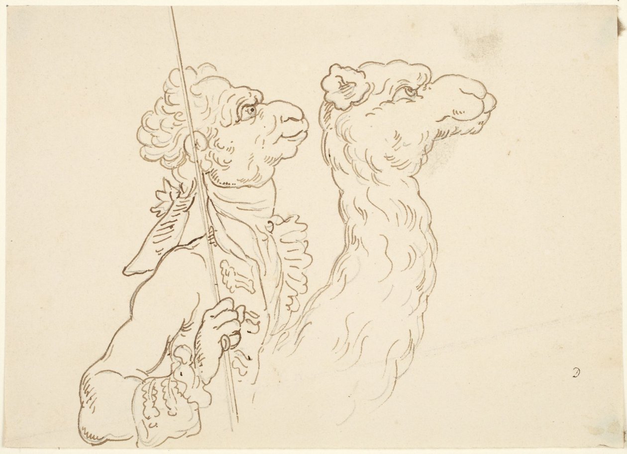 Az ember és a teve alkotó: Thomas Rowlandson