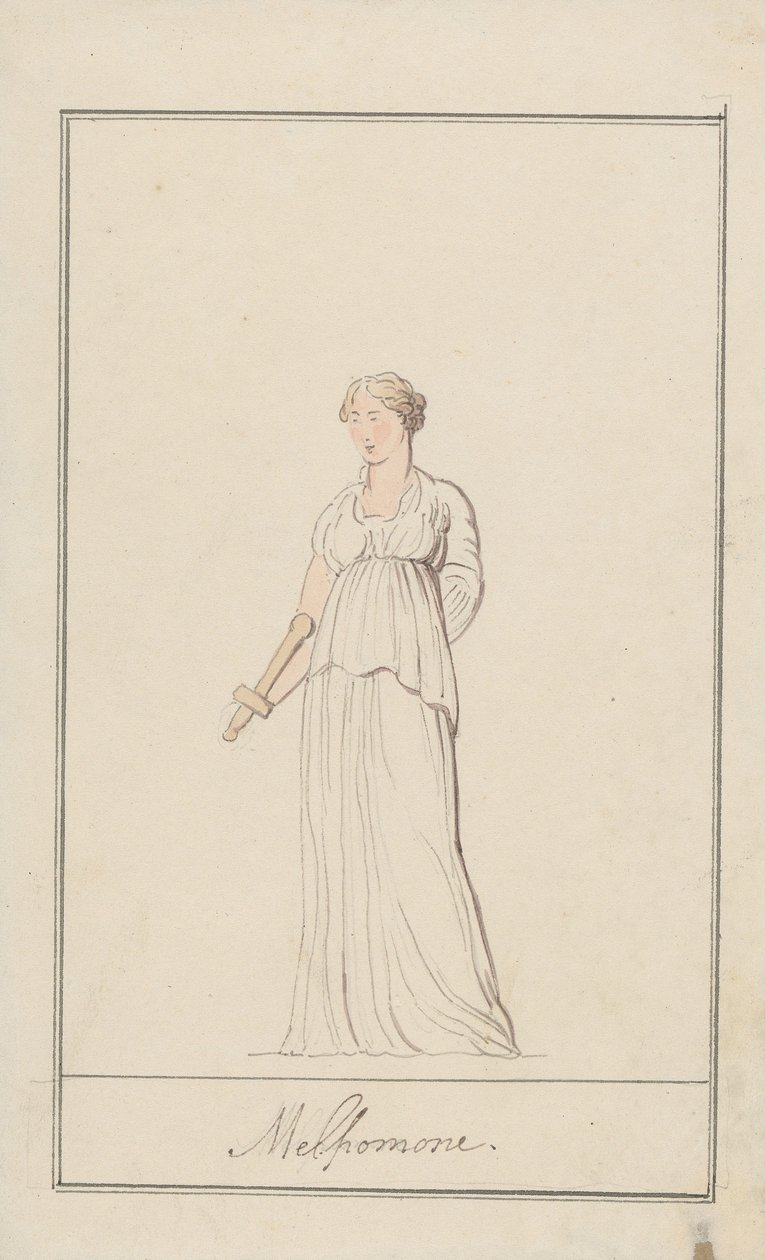 Melpomene alkotó: Thomas Rowlandson