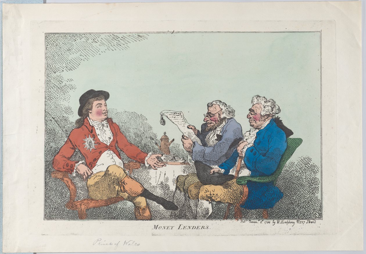 Pénzkölcsönzők, 1784. november 8., 1784. november 8. alkotó: Thomas Rowlandson