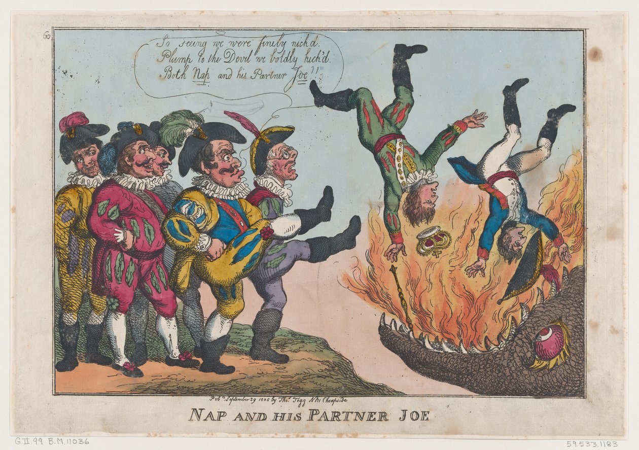 Nap és társa, Joe, 1808. szeptember 29., 1808. szeptember 29. alkotó: Thomas Rowlandson