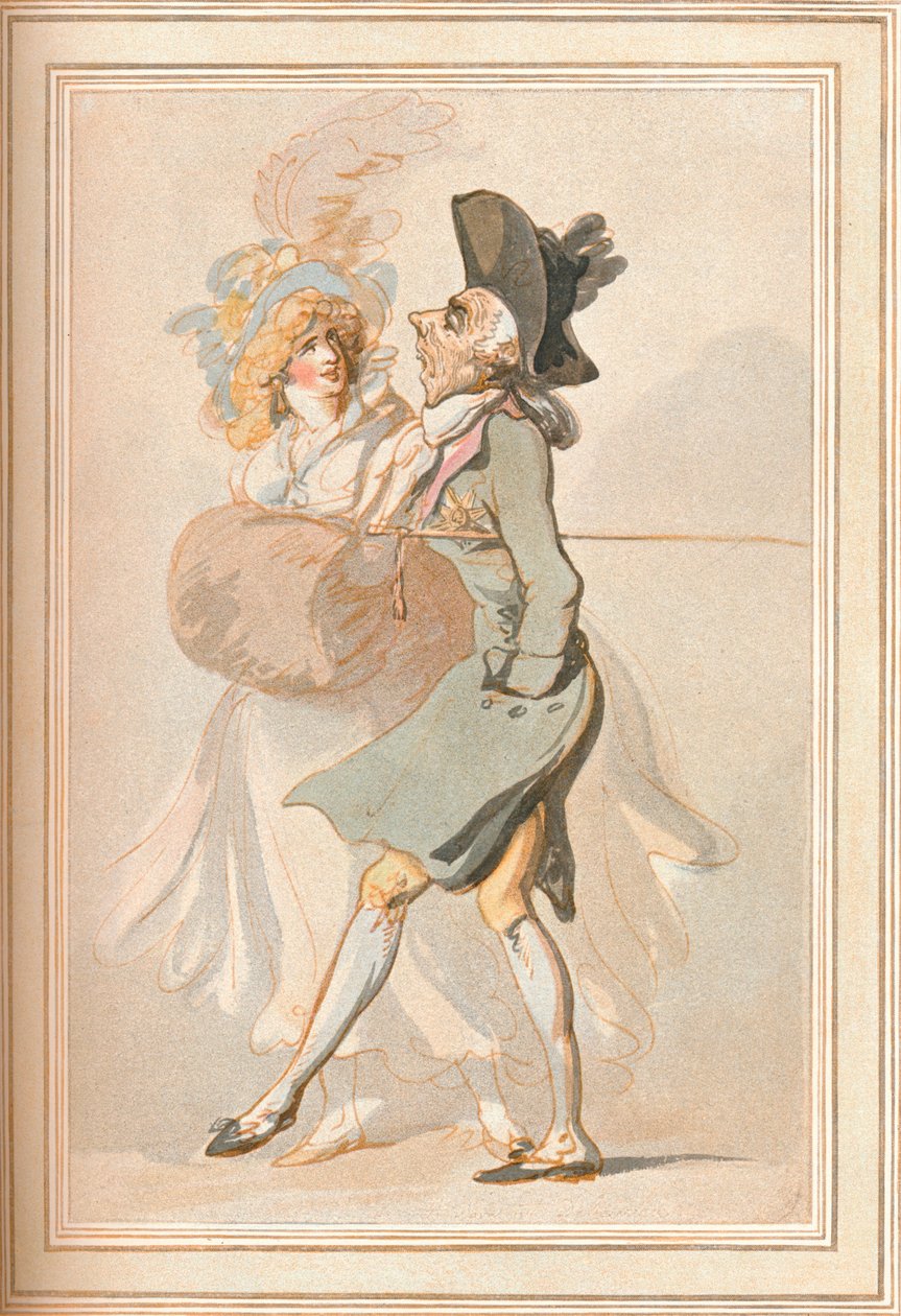 Régi Q vagy elhasználódott Debauchee, c1790, 1902 alkotó: Thomas Rowlandson