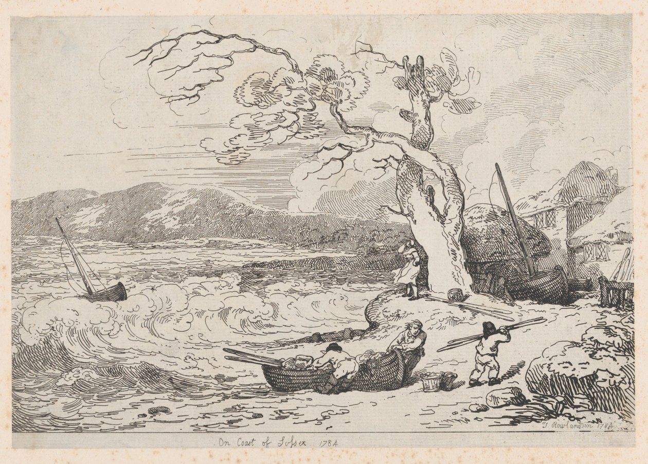 Sussex parton, 1784-85., 1784-85. alkotó: Thomas Rowlandson