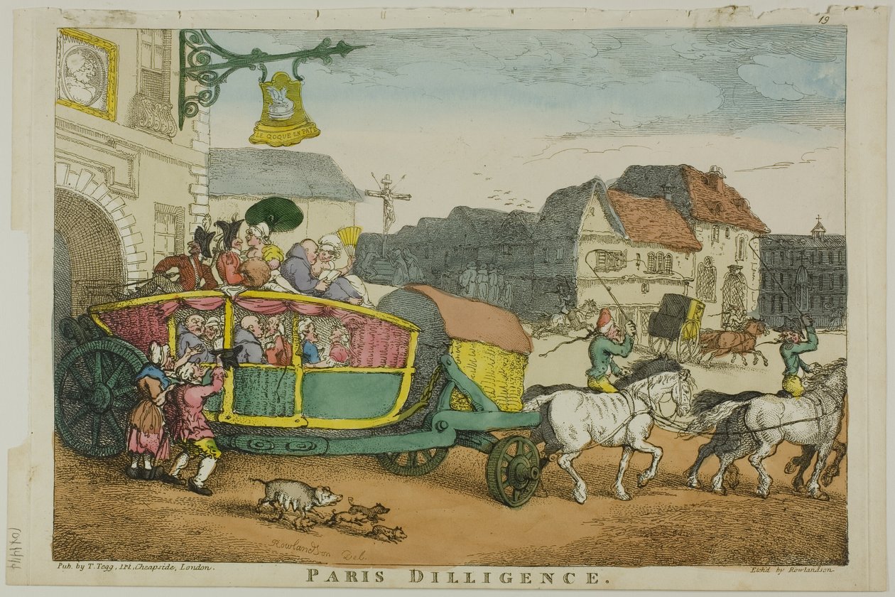 Párizsi szorgalom alkotó: Thomas Rowlandson