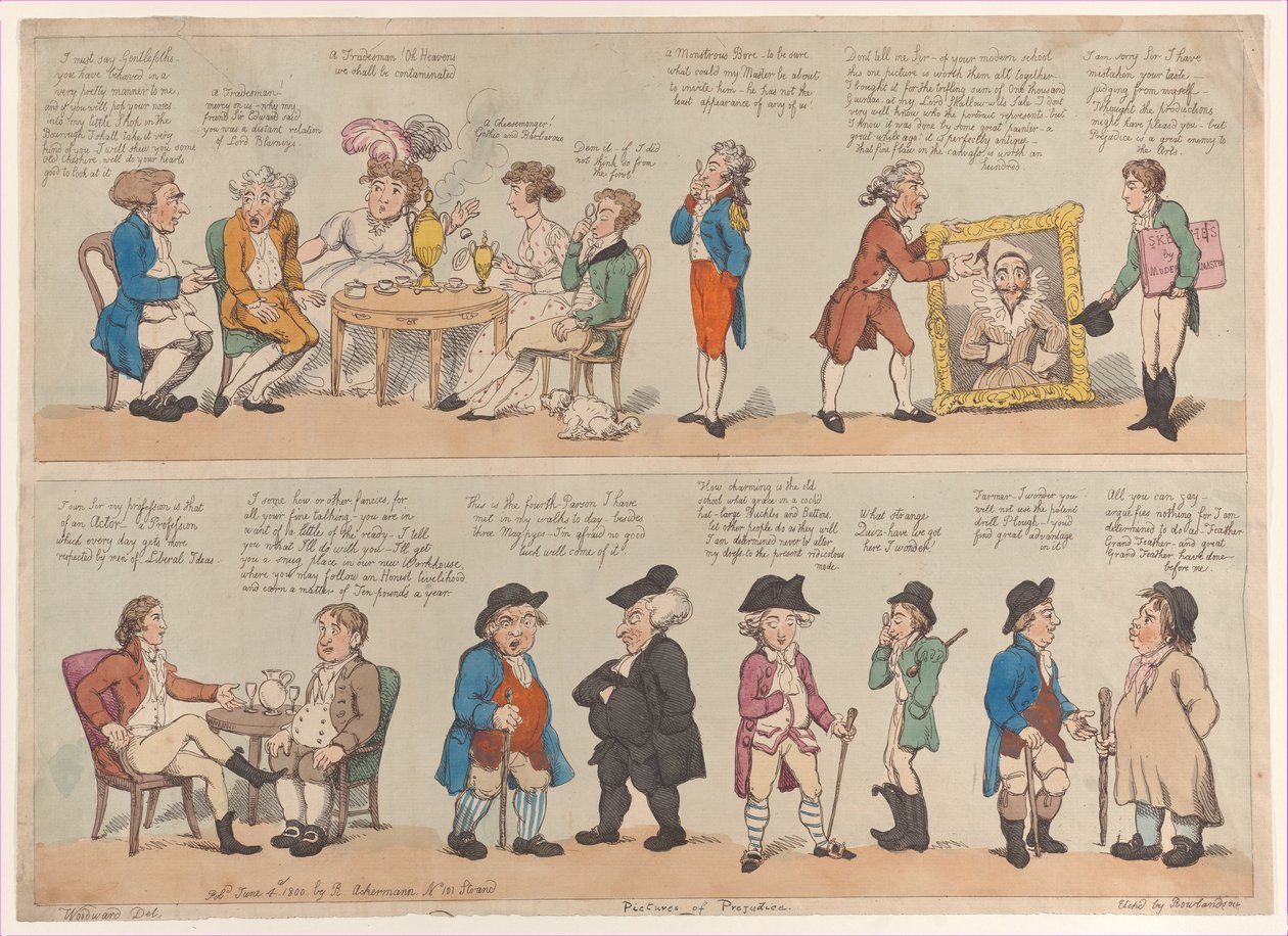 Az Előítélet képei, 1800. június 4., 1800. június 4. alkotó: Thomas Rowlandson