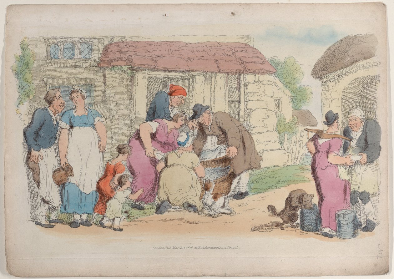 2. tábla, a Miniatűr világból, 1816., 1816. alkotó: Thomas Rowlandson