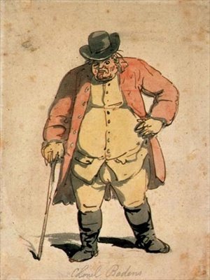 Joseph Boden portréja, 1806-1811 körül (akvarell, toll és tus, papíron) alkotó: Thomas Rowlandson