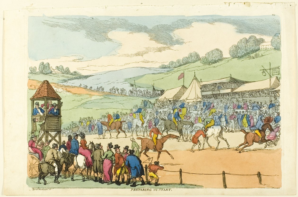 Felkészülés a kezdésre alkotó: Thomas Rowlandson