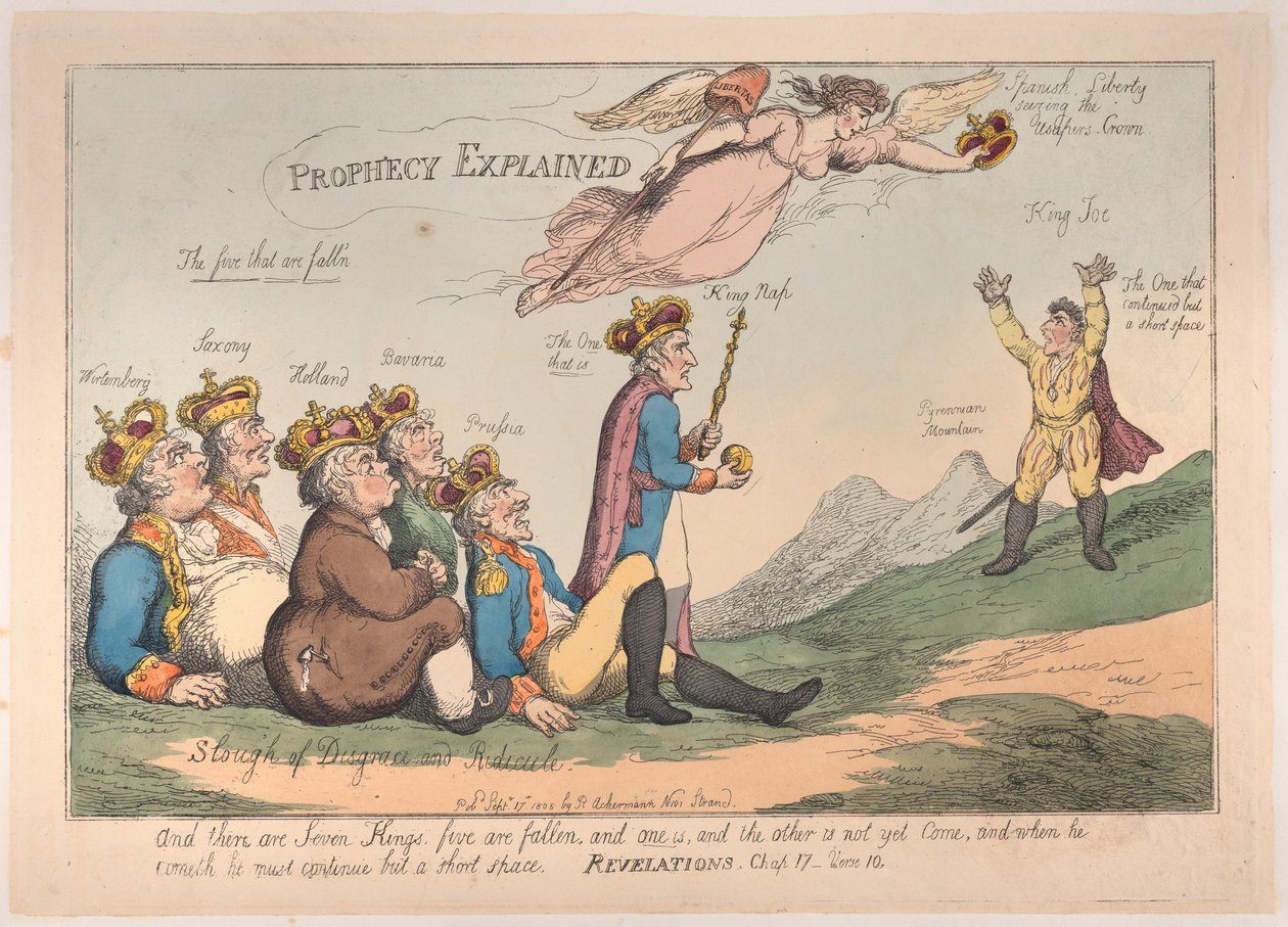 A Prophecy Explained, 1808. szeptember 17., 1808. szeptember 17. alkotó: Thomas Rowlandson