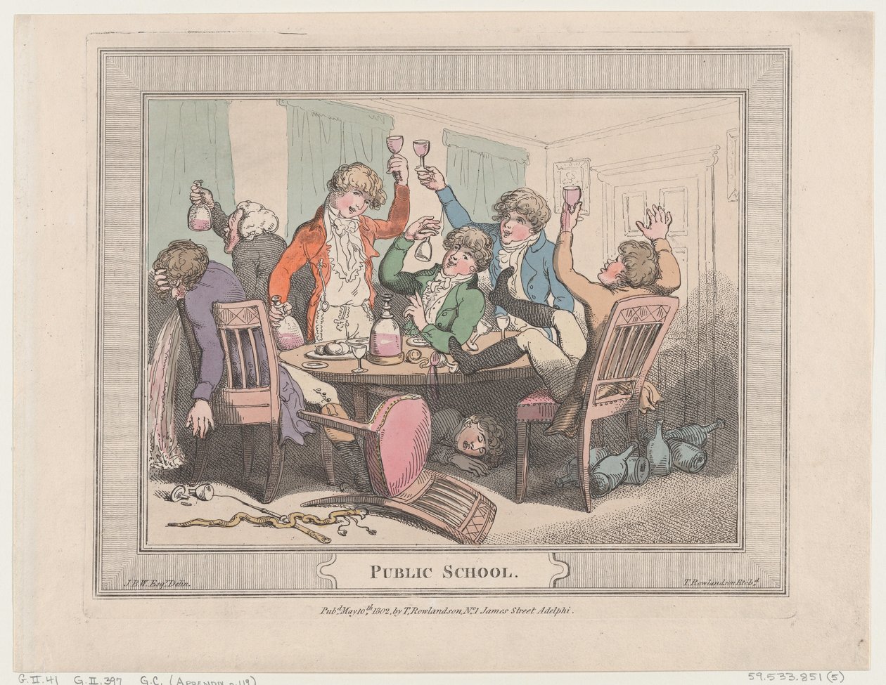 Nyilvános Iskola, 1802. május 10., 1802. május 10. alkotó: Thomas Rowlandson