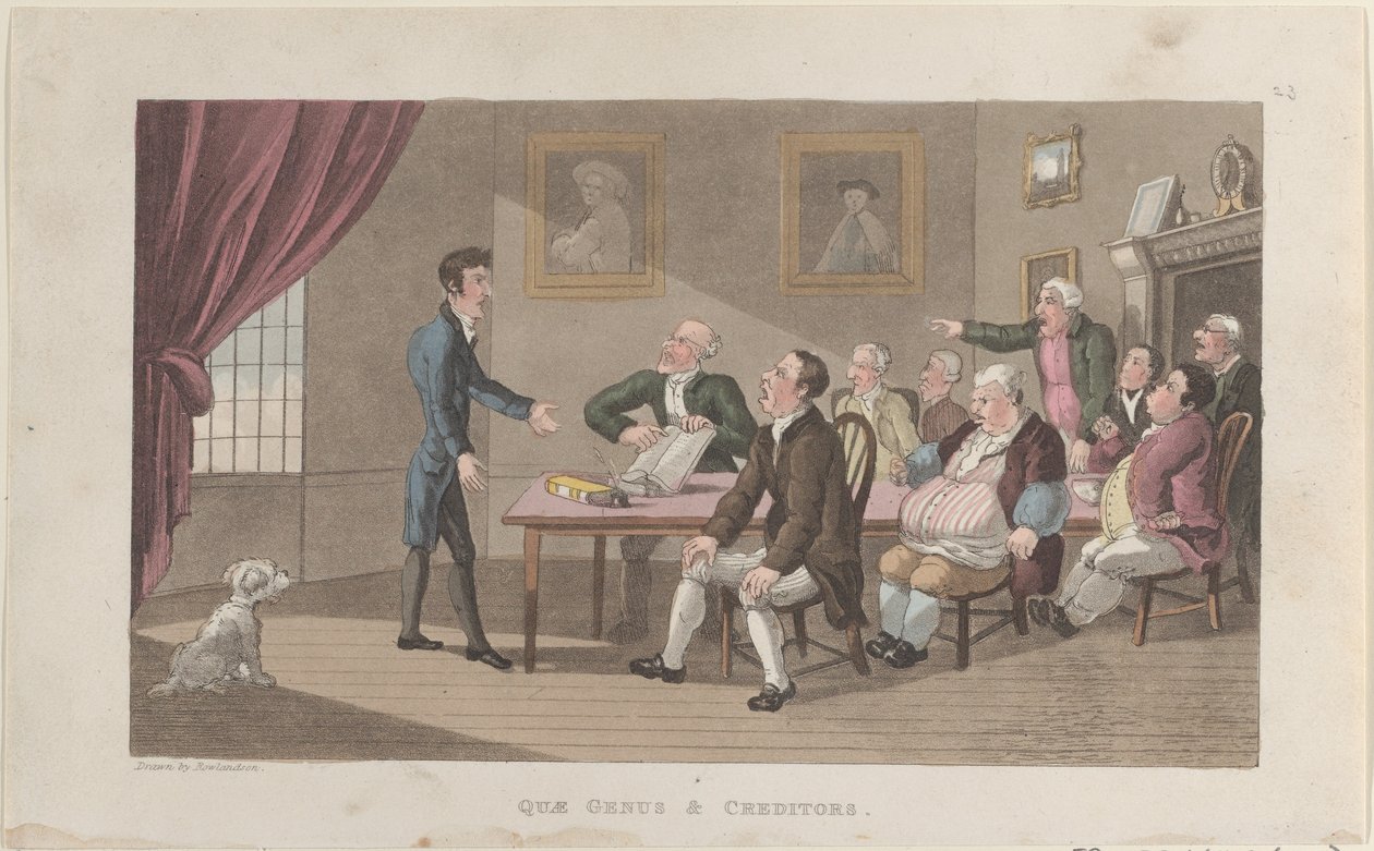 A Johnny Quae nemzetség története, The Little Fou..., december 1. alkotó: Thomas Rowlandson