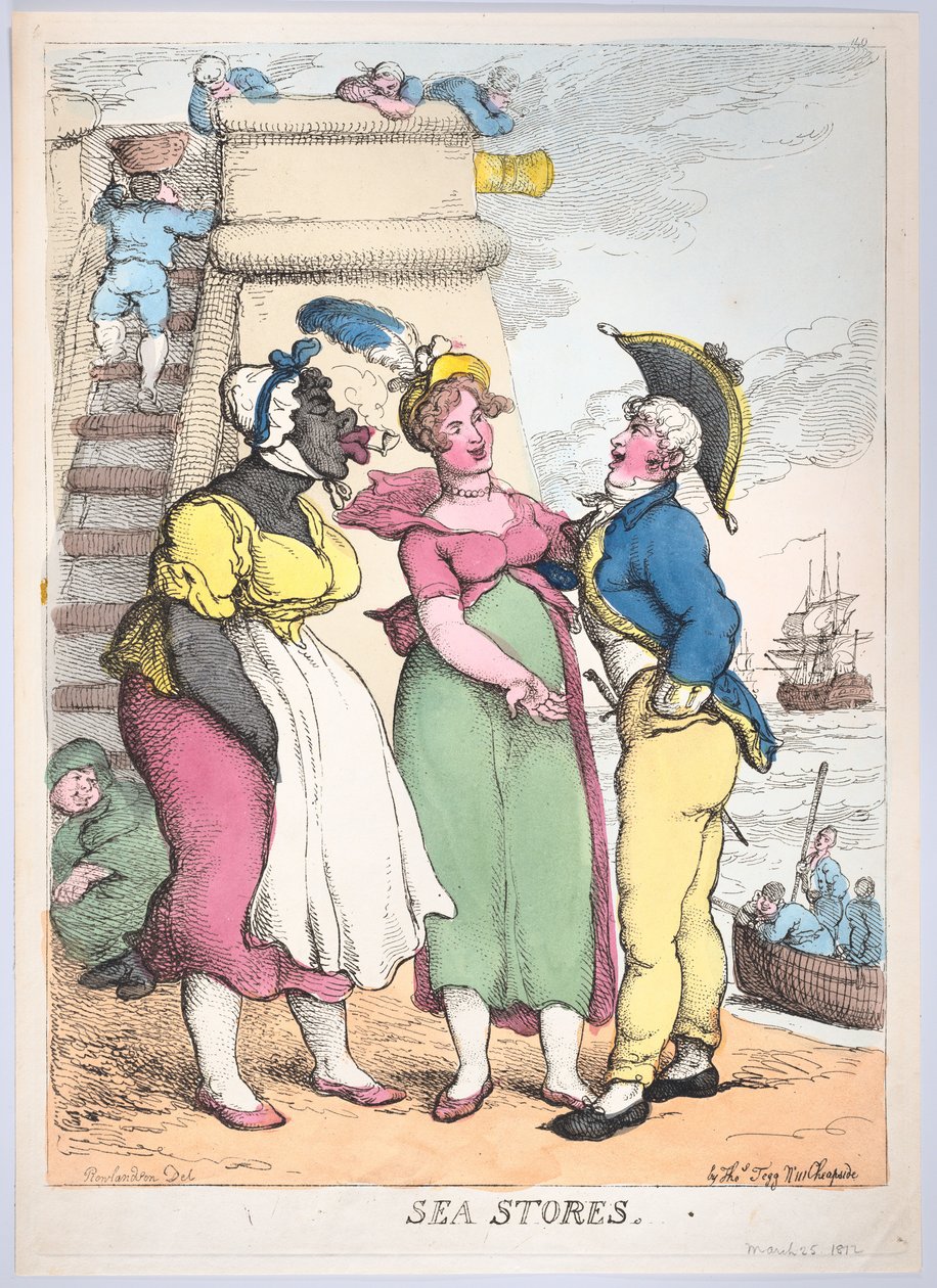 Tengeri Áruházak, 1812. március 25., 1812. március 25. alkotó: Thomas Rowlandson