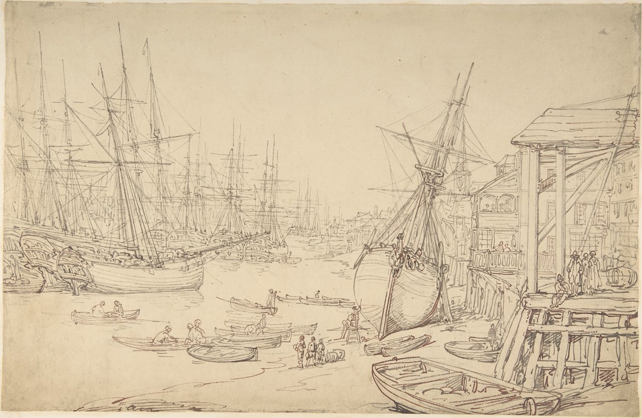 Hajógyár, Greenwich alkotó: Thomas Rowlandson