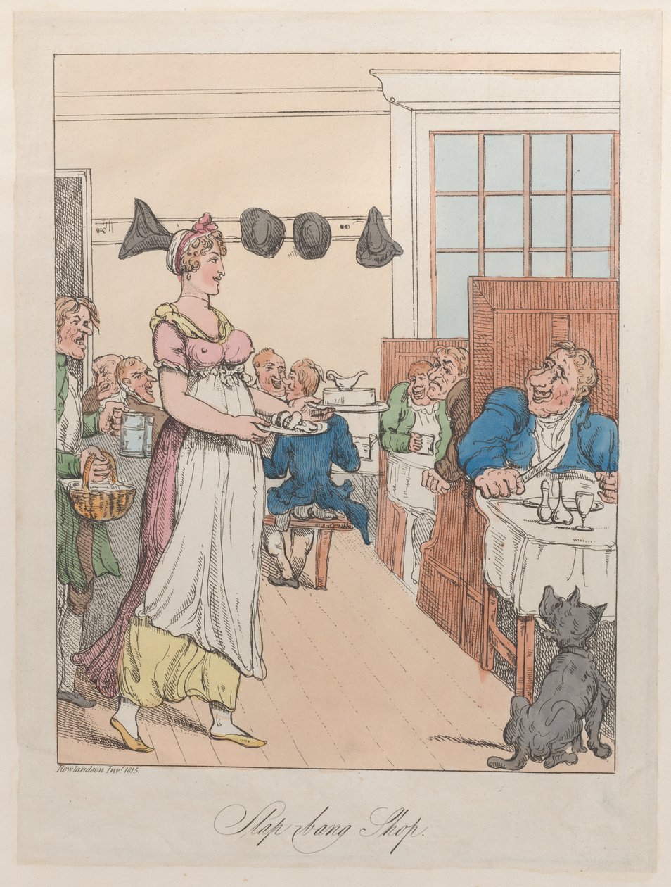 Slap-Bang Shop, 1815., 1815. alkotó: Thomas Rowlandson