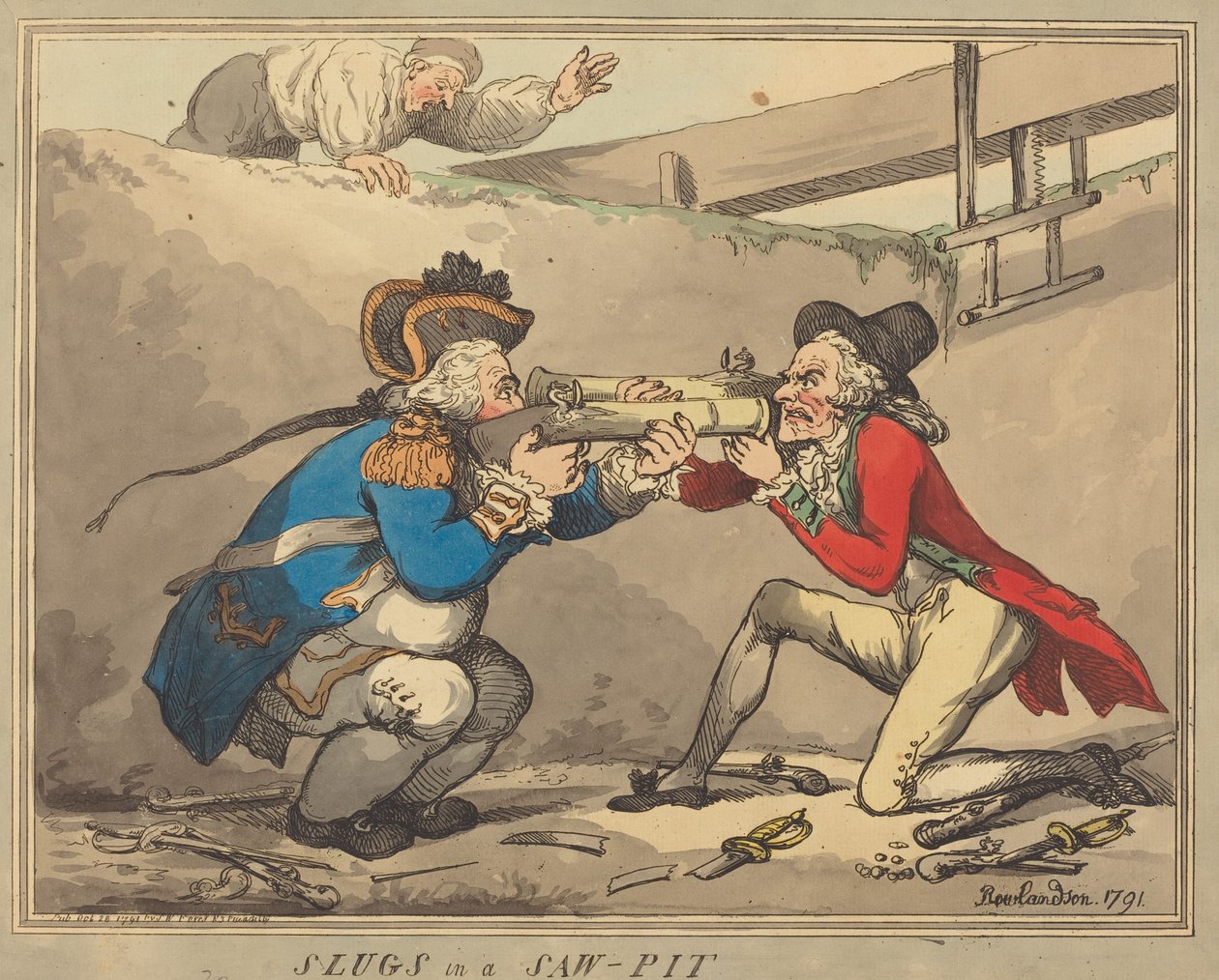 Csigák egy fűrészáruban alkotó: Thomas Rowlandson