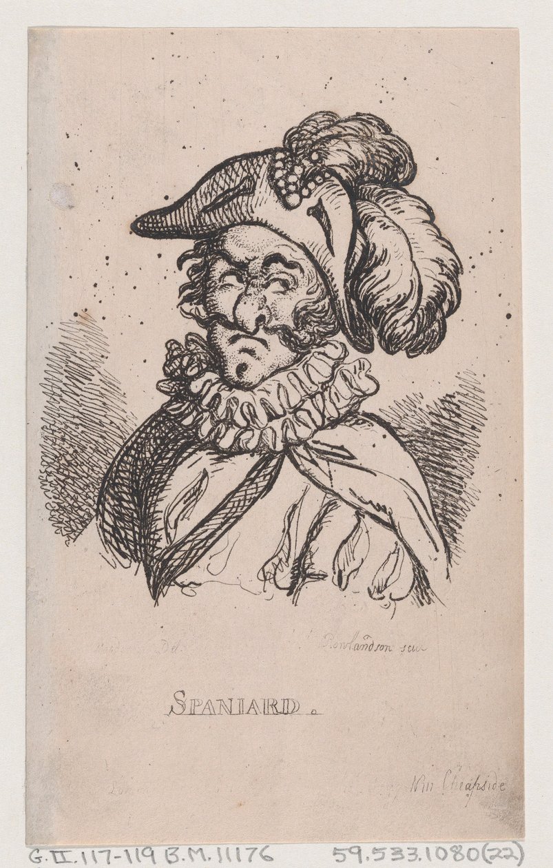 Spanyol, 1808. április, 1808. április. alkotó: Thomas Rowlandson