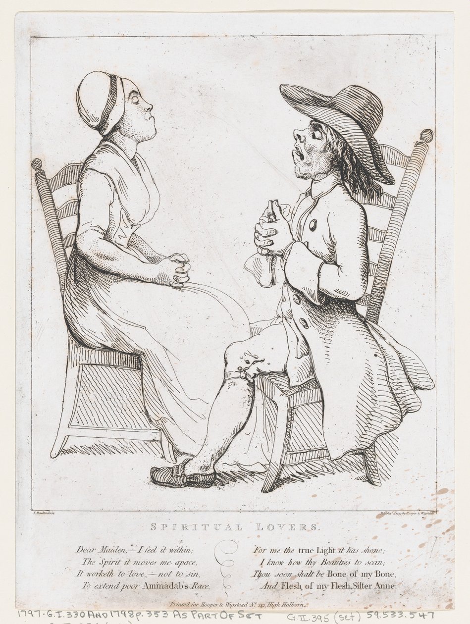 Spirituális szerelmesek, 1797. január 2., 1797. január 2. alkotó: Thomas Rowlandson